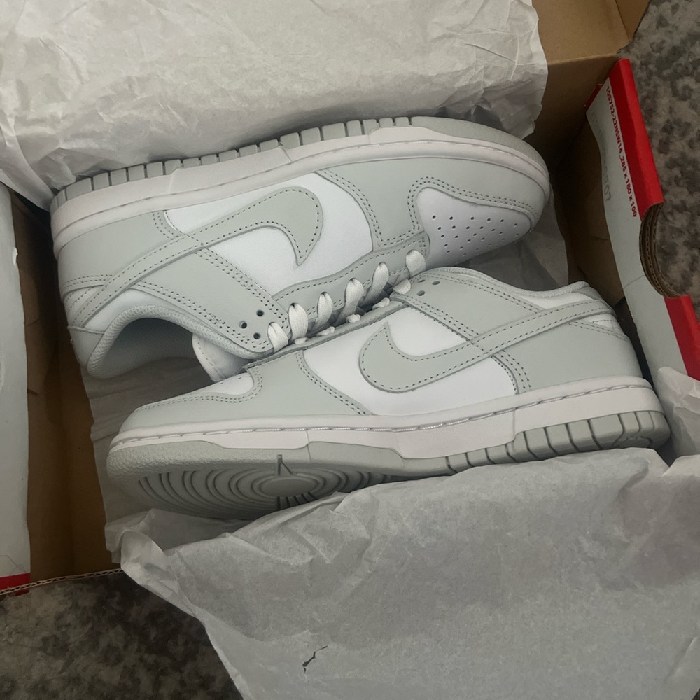 Nike Gray and White Athletic Shoes